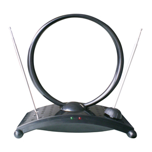 Hot Sale WIN-069 45-860MHz circle HDTV digital tv antenna Indoor amplified